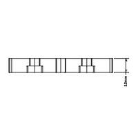 32-4590M12-1SS MODULAR SOLUTIONS MOUNTING PLATE 45 X 90 M12 THREADED CENTER THRU HOLE